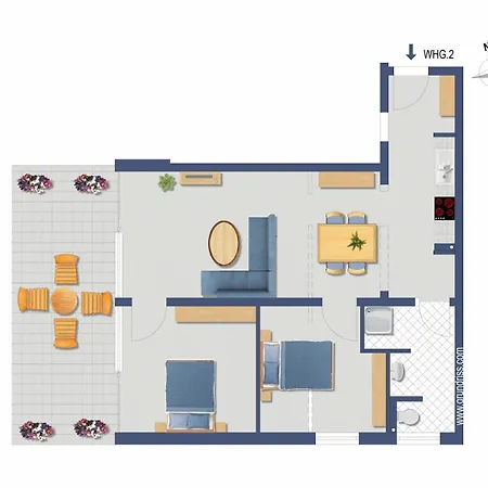 Inseltoern 2 Apartament